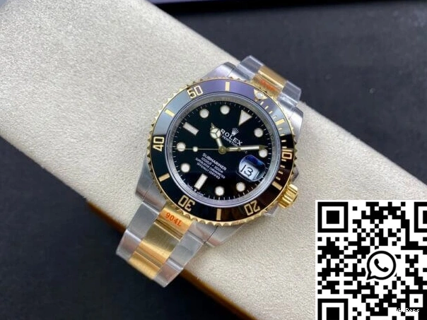 VS Factory 41MM Black Rolex Bezel M126613LN-0002 Submariner 0820